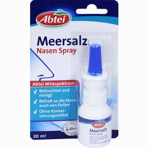 Abbildung von Abtei Meersalz Nasenspray Classic  20 ml Abbildung von Abtei Meersalz Nasenspray Classic  20 ml