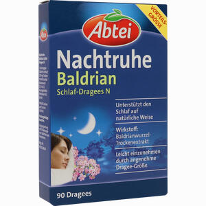 Abtei Nachtruhe Baldrian Schlaf- Dragees N  90 Stück - ab 8,69 €
