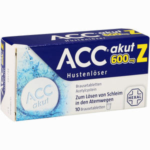 Acc Akut 600 Z Hustenlöser Brausetabletten 10 Stück Acc Akut 600 Z Hustenlöser Brausetabletten 10 Stück