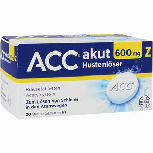 Acc Akut 600 Z Hustenlöser Brausetabletten 20 Stück - ab 9,71 €