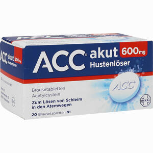 Acc Akut 600mg Brausetabletten 20 Stück - ab 8,99 €