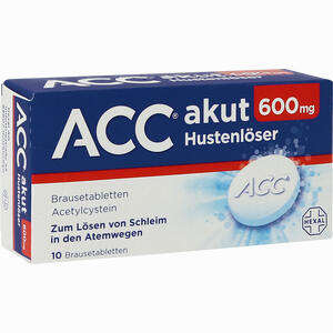 Acc Akut 600mg Brausetabletten 10 Stück - ab 5,48 €