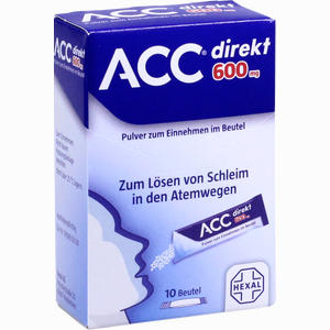 Acc Direkt 600mg Pulver Zum Einnehmen im Beutel 10 Stück