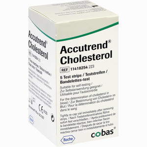 Accutrend Cholesterol Teststreifen 5 Stück - ab 12,00 €