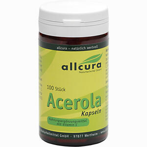 Acerola Kapseln  allcura Naturheilmittel GmbH 100 Stück - ab 10,87 €