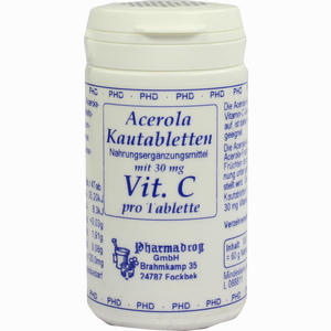 Acerola Kautabletten  100 Stück - ab 0,00 €