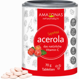 Acerola Vitamin C Ohne Zuckersusatz Lutschtabletten  70 g - ab 6,67 €