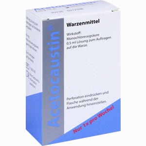 Acetocaustin Lösung 0.5 ml - ab 0,00 €