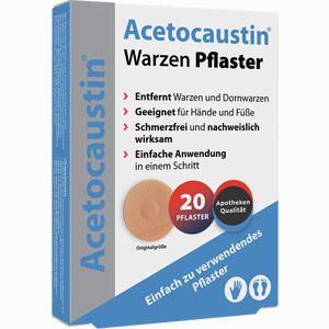 Acetocaustin Warzenpflaster 20 Stück - ab 7,75 €