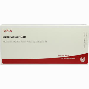 Achatwasser D30 Ampullen 10 x 1 ml - ab 0,00 &euro;