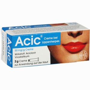 Acic Creme bei Lippenherpes  2 g - ab 2,27 €