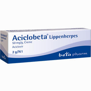 Aciclobeta Lippenherpes Creme  2 g Aciclobeta Lippenherpes Creme  2 g