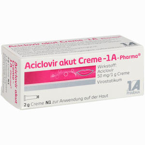 Aciclovir Akut Creme - 1a- Pharma  2 g - ab 1,69 €