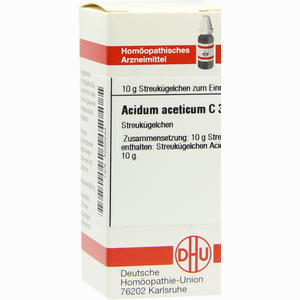 Acidum Aceticum C30 Globuli 10 g - ab 9,15 €