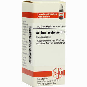 Acidum Aceticum D12 Globuli 10 g - ab 7,86 €