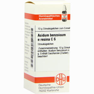 Acidum Benzoic E Res C6 Globuli 10 g - ab 9,90 €