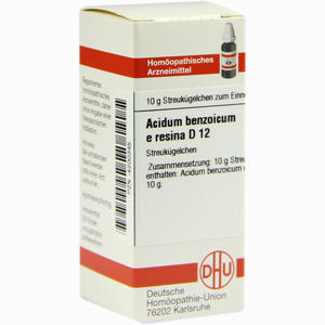 Acidum Benzoic E Res D12 Globuli 10 g - ab 8,06 €