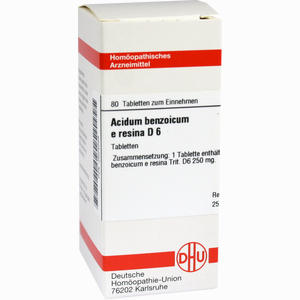 Acidum Benzoicum E Res D6 Tabletten 80 Stück - ab 13,73 €