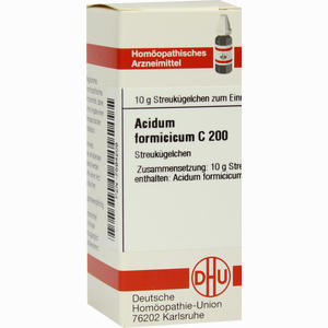 Acidum Formic C200 Globuli 10 g - ab 13,46 €