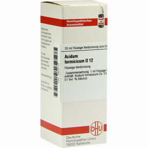 Acidum Formic D12 Dilution 20 ml - ab 9,44 €