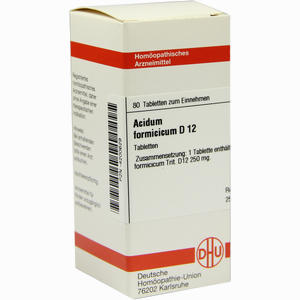 Acidum Formic D12 Tabletten 80 Stück - ab 8,70 €
