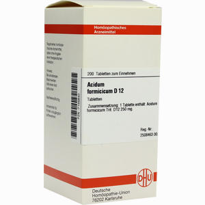 Acidum Formic D12 Tabletten 200 Stück - ab 0,00 €