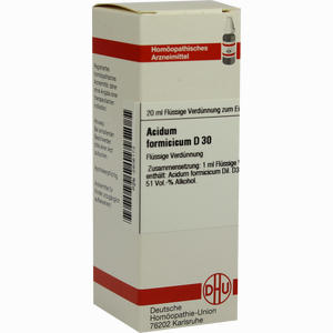 Acidum Formic D30 Dilution 20 ml - ab 9,28 €