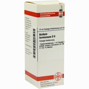 Acidum Formic D6 Dilution 20 ml - ab 9,08 €