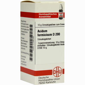 Acidum Formicicum D200 Globuli 10 g - ab 13,25 &euro;