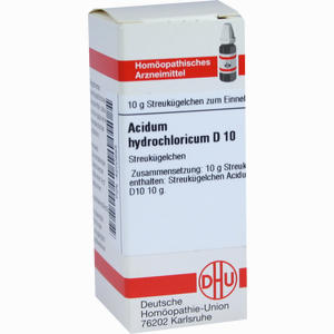 Acidum Hydrochl D10 Globuli 10 g - ab 7,53 €