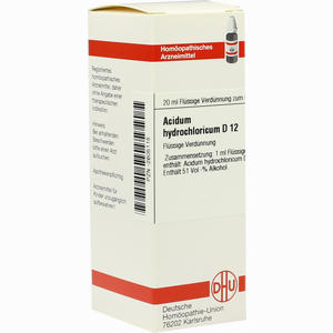 Acidum Hydrochl D12 Dilution 20 ml - ab 11,14 €