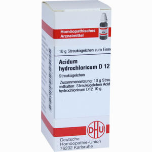 Acidum Hydrochl D12 Globuli 10 g - ab 7,48 €