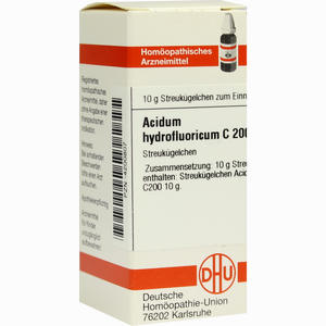 Acidum Hydrofluor C200 Globuli 10 g - ab 15,29 €
