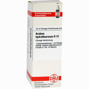 Acidum Hydrofluor D12 Dilution 20 ml - ab 9,95 €