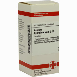 Acidum Hydrofluor D12 Tabletten 80 Stück - ab 0,00 &euro;