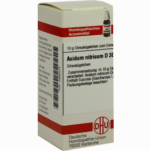 Acidum Nitr D30 Globuli 10 g - ab 7,36 €
