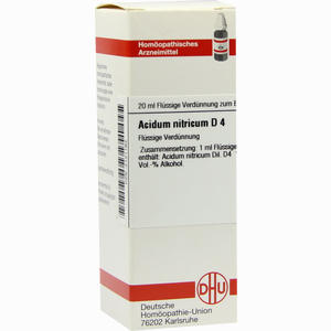 Acidum Nitr D4 Dilution DHU-Arzneimittel 20 ml - ab 8,01 €