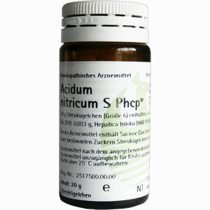 Acidum Nitricum S Phcp Globuli 20 g - ab 7,92 €