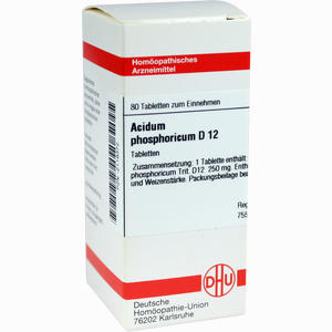 Acidum Phos D12 Tabletten 80 Stück - ab 8,01 €