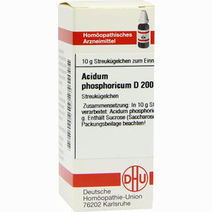 Acidum Phos D200 Globuli 10 g - ab 13,24 €