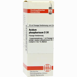 Acidum Phos D30 Dilution DHU-Arzneimittel GmbH & Co. KG 20 ml - ab 12,95 &euro;