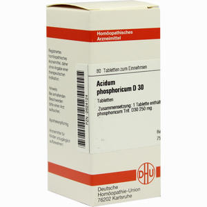 Acidum Phos D30 Tabletten 80 Stück - ab 0,00 €
