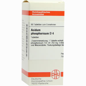 Acidum Phos D4 Tabletten 80 Stück - ab 9,15 €