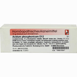 Acidum Phosphoricum D12 Globuli 10 g - ab 6,40 €
