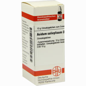 Acidum Salicyl D30 Globuli 10 g - ab 8,64 €