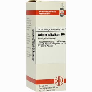 Acidum Salicyl D6 Dilution 20 ml - ab 12,57 €
