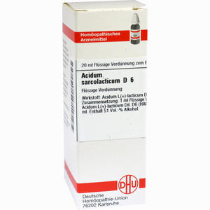 Acidum Sarcolactic D6 Dilution 20 ml - ab 0,00 &euro;