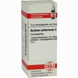 Acidum Sulf C30 Globuli 10 g - ab 7,95 €