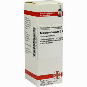 Acidum Sulf D3 Dilution 20 ml - ab 0,00 €
