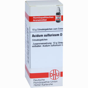 Acidum Sulf D30 Globuli 10 g - ab 8,22 €